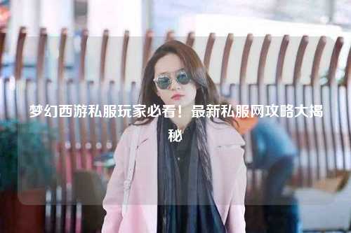 夢(mèng)幻西游私服玩家必看！最新私服網(wǎng)攻略大揭秘