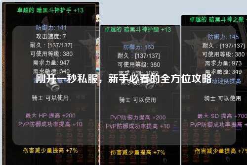 剛開(kāi)一秒私服，新手必看的全方位攻略