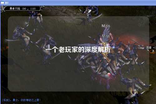 一個(gè)老玩家的深度解析