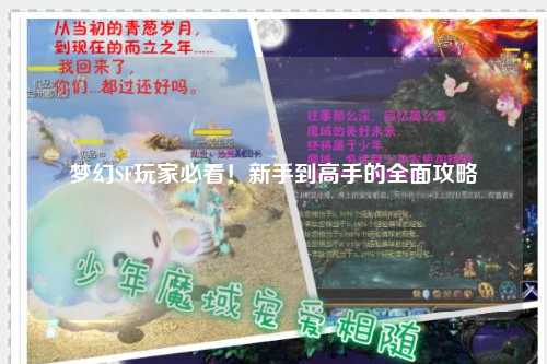 夢幻SF玩家必看！新手到高手的全面攻略