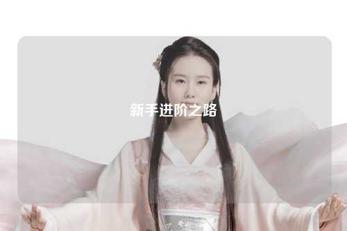 新手進(jìn)階之路