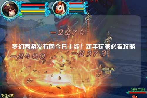 夢幻西游發(fā)布網(wǎng)今日上線！新手玩家必看攻略