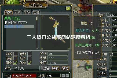 三大熱門公益服網(wǎng)站深度解析