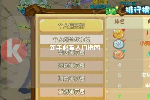 新手必看入門指南