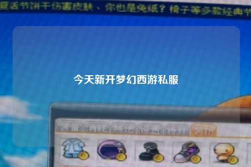 今天新開夢(mèng)幻西游私服